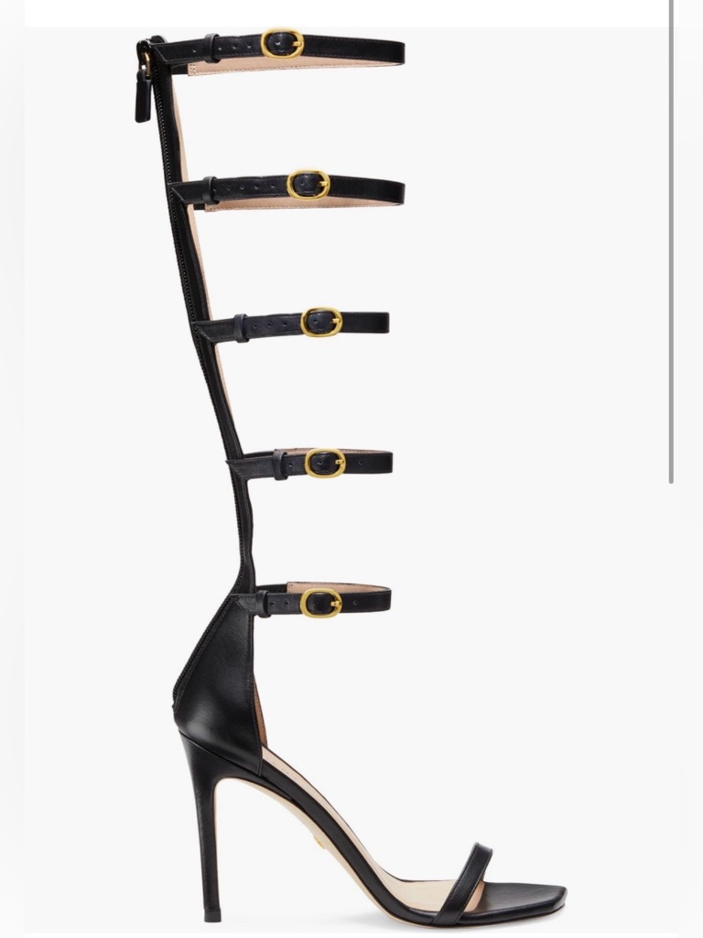 Stuart Weitzman Nudistcurve Gladiator High Heel Sandals